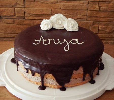 Étcsokoládés torta